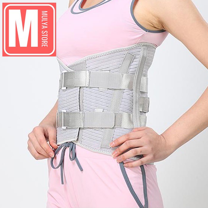 Lumbar Sacro Support Korset LSO Penyangga Tulang Belakang Sakit Nyeri Pinggang Lumbal Brace