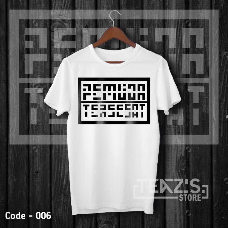 Kaos distro || kufi PEMUDA TERSESAT