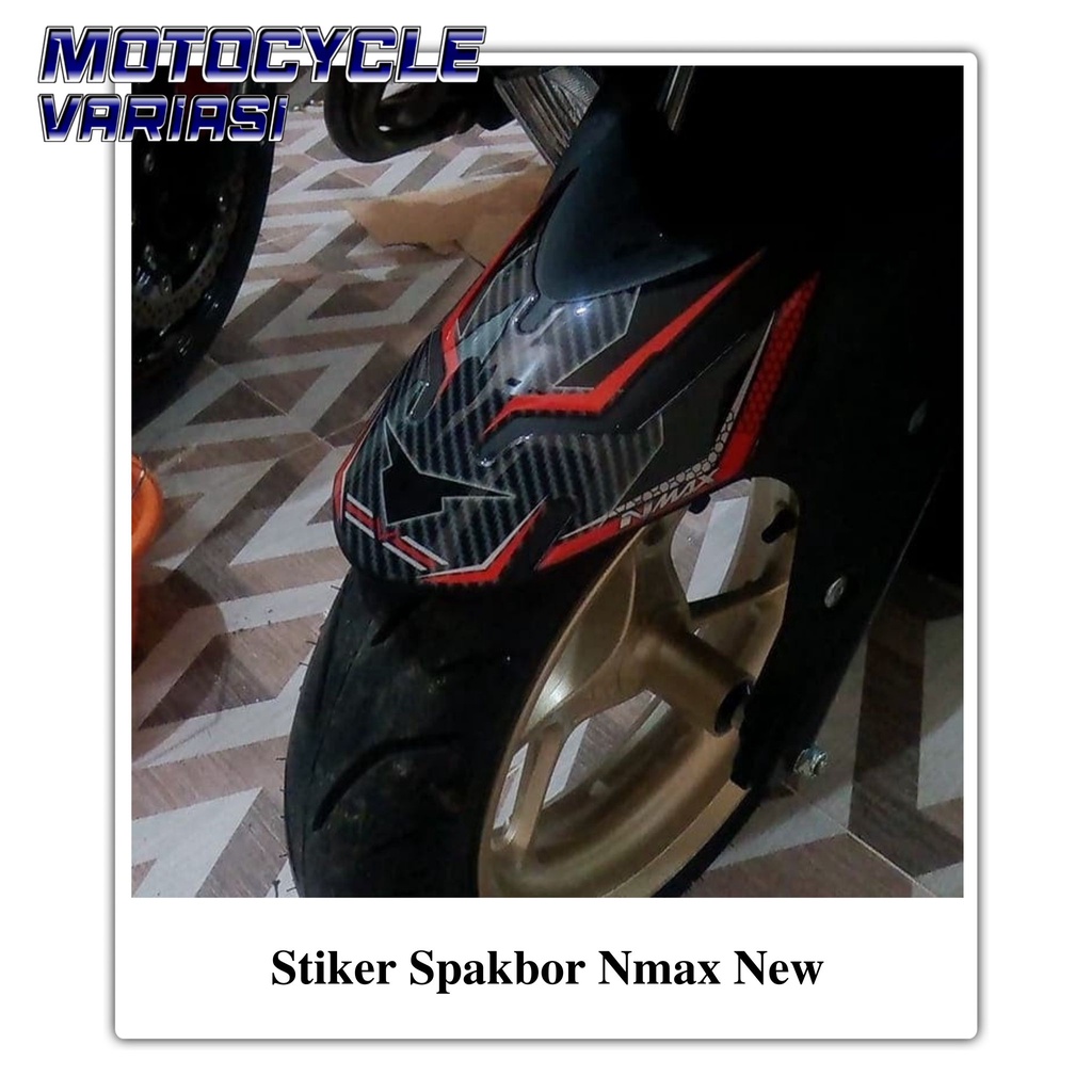 Sticker Stiker Resin Timbul Fender Pad Spakbor Depan New Nmax 2020