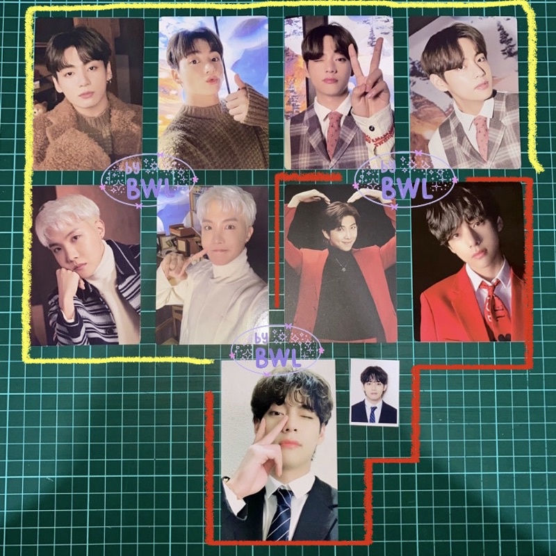 BTS LITTLE WISHES HOLIDAY SPECIAL BOX BACKPACK ARMY KIT MOTS MPC PC PHOTOCARD BANGTAN TAEHYUNG V JUN