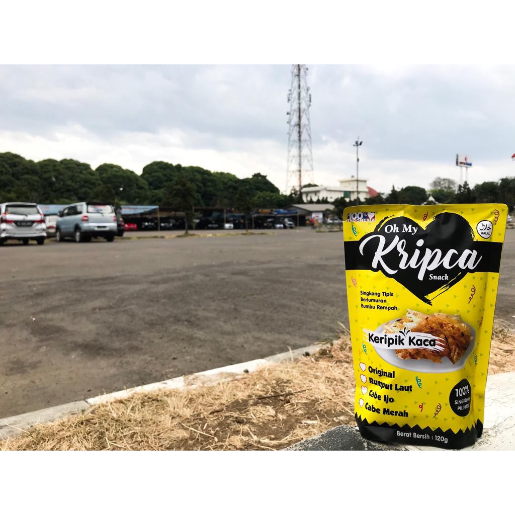 

KERIPIK KACA KRIPCA 120gr CABE MERAH/CABE IJO/ORIGINAL/RUMPUT LAUT