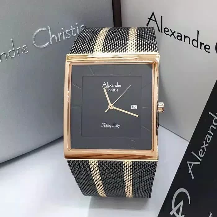 Jam Tangan Pria Alexandre Christie Original New Model AC9343