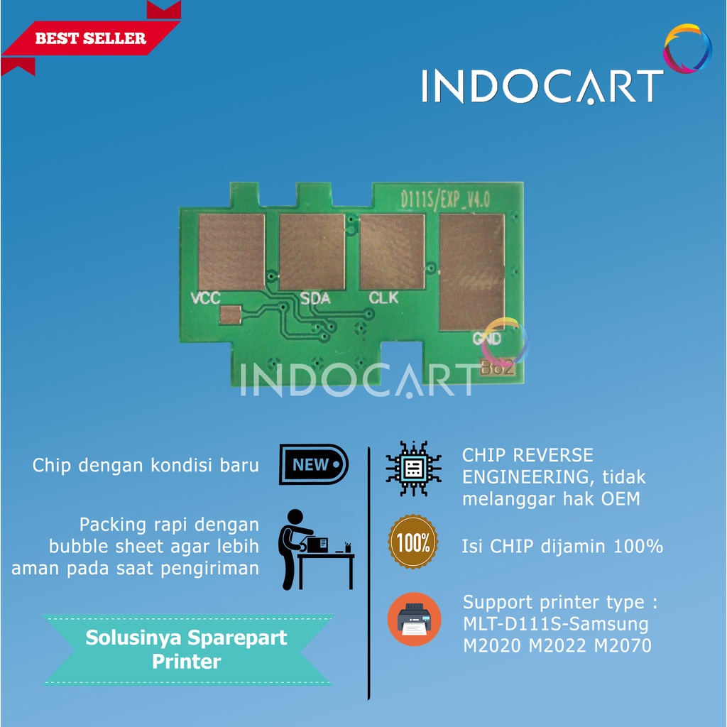 Chip MLT-D111S-Samsung M2020 M2022 M2070-1K