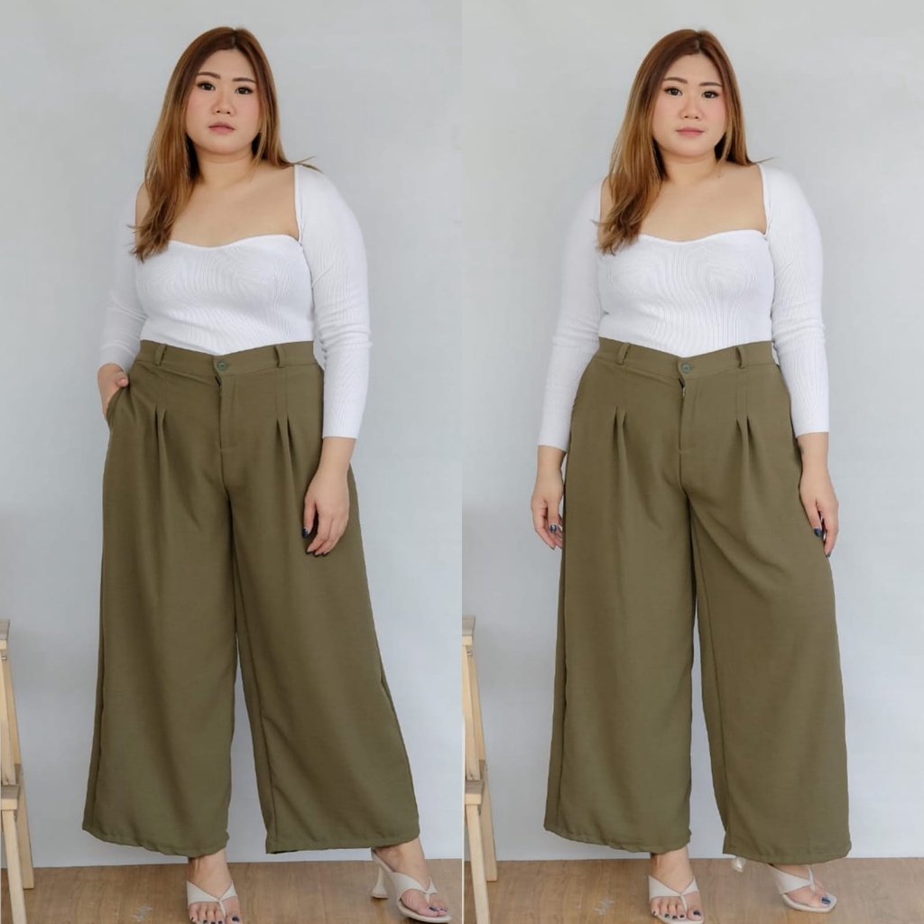 IMMY PANT CELANA KULOT PANJANG WANITA BISGZE BIG SIZE JUMBO BESAR MURAH-2
