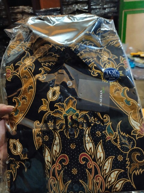 Baju Batik Pria Slimfit & Alisan Slimfit Lengan Panjang Farisa Jaya Batik Premium