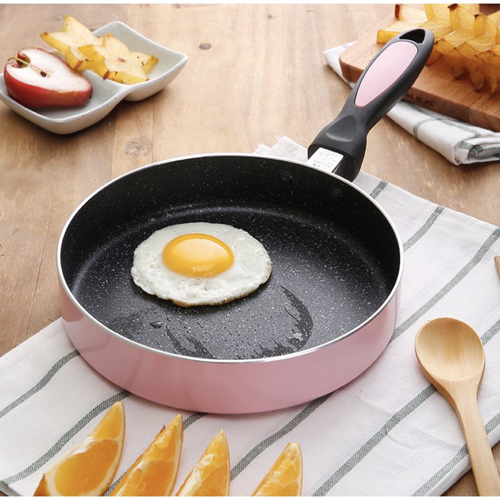 W33 Wajan lapisan Keramik Anti Lengket FryPan Perlengkapan Masak Alat Masak