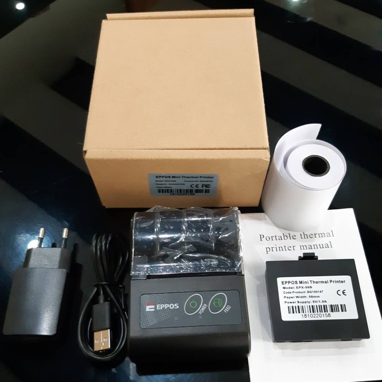 Mini Printer Thermal Bluetooth EPPOS EPX58B ~ Equipments