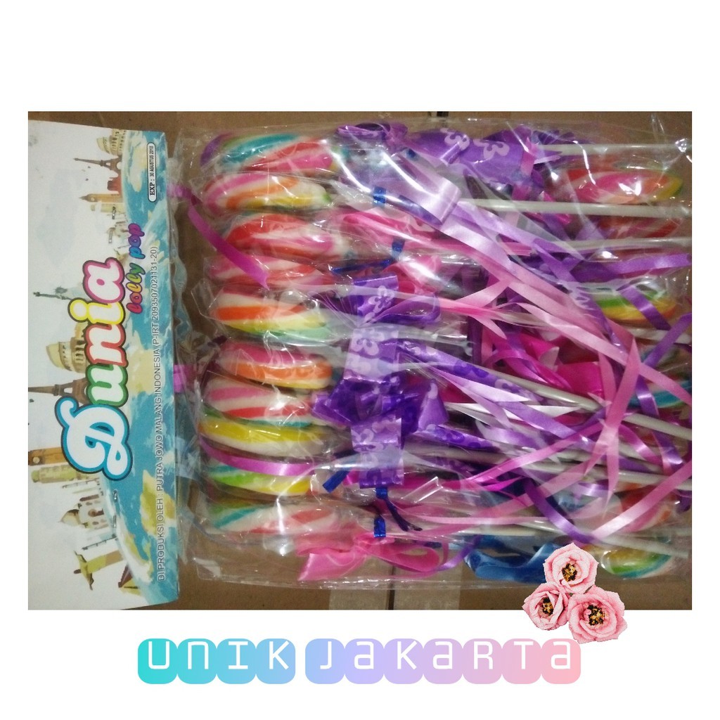 

Lolipop Rainbow gula-gula manis / Permen Lolipop untuk Bridal Shower Acara UlangTahun Lolly Pop