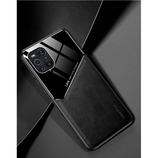 OPPO FIND X5 PRO 5G / FIND X3 PRO SOFT CASE PREMIUM PLEXIGLASS LEATHER