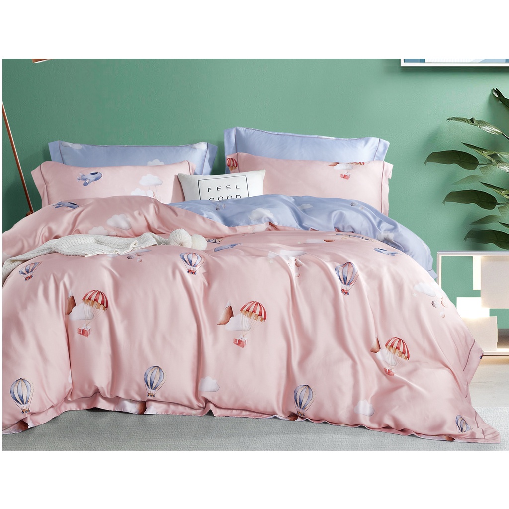 Picasso Sprei Botanic Tencel Pink