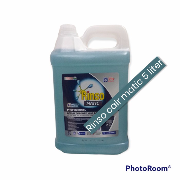 rinso matic rinso cair 5 liter