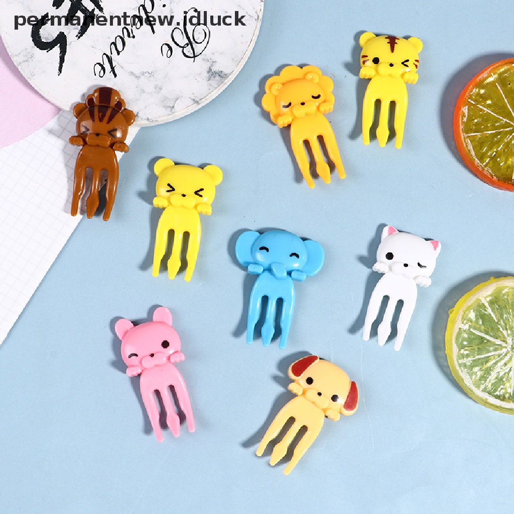 8 Pcs Garpu Tusuk Gigi Buah Sayuran Bento Crockery Mini Untuk Balita Anak