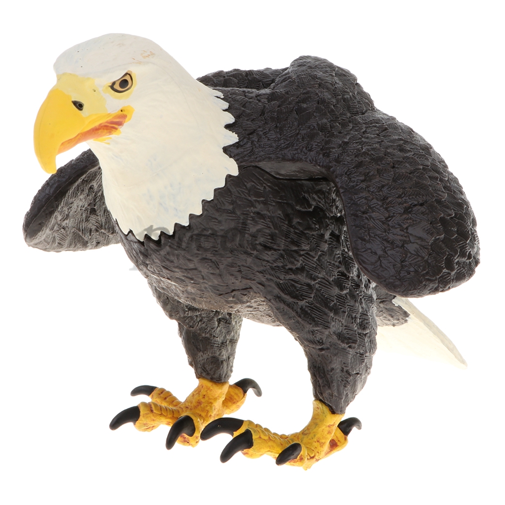 6.3&quot; Plastic Bald Eagle Flying/Sea/Bird Animal Figure Kids Educational Toy Gift Animal Model