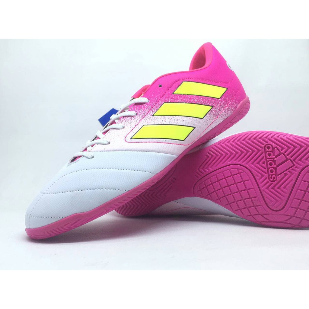 terjamin  SEPATU FUTSAL ADIDAS ACE 17.3 GRADE ORI #WHITE PINK