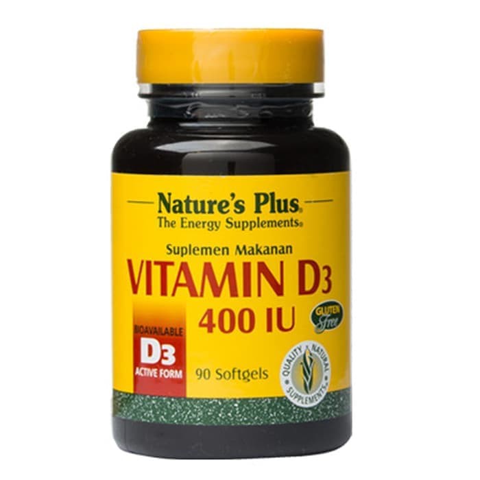 Nature's Natures Nature Plus Vitamin D3 400 IU 400IU 400-IU 90softgels