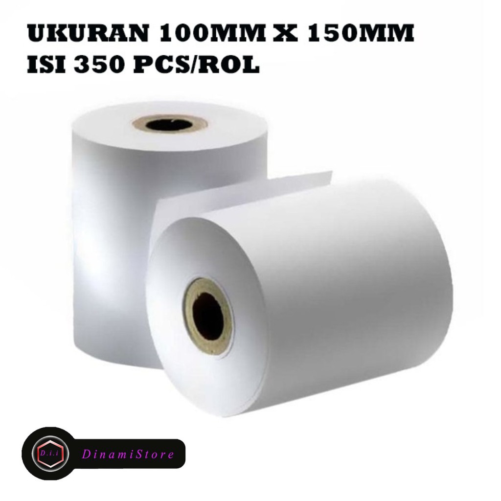 

Kertas resi Label Sticker Direct Thermal A6 10x15cm 100x150mm Barcode Stiker Termal jnt jne shopee DII136