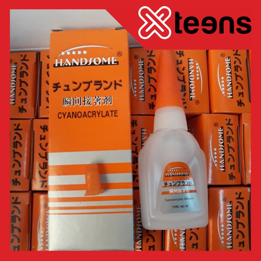 LEM KOREA HANDSOME / LEM TETES / LEM SETAN / POWER GLUE / LEM BESI / LEM PLASTIK SEJENIS POWER GLUE