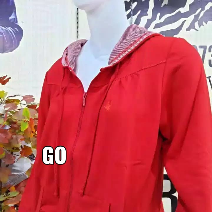 bego CARDINAL JAKET WANITA Sweater Cewek Warna Jaket Cardinal Original