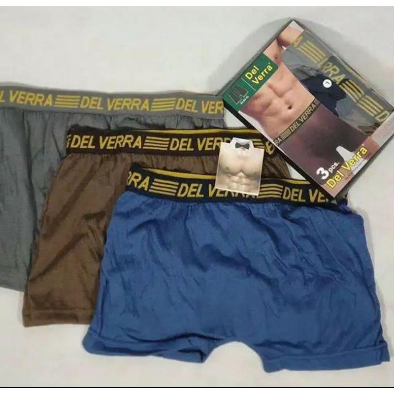 Boxer dewasa murah [3pcs] del vera (R²)