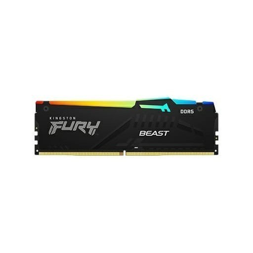 Kingston Fury Beast RGB DDR5 5200MHz 16GB (1x16GB) - KF552C40BBA-16