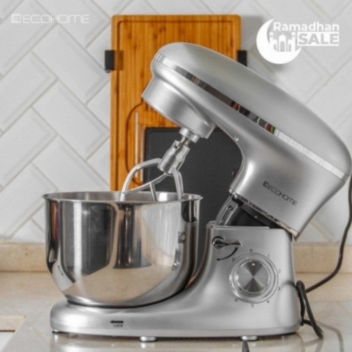 Ecohome Stand Mixer Premium Silver 6,5L