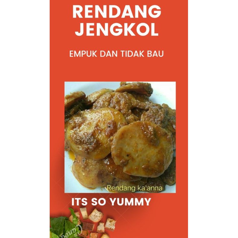 

jengkol rendang 500 gram