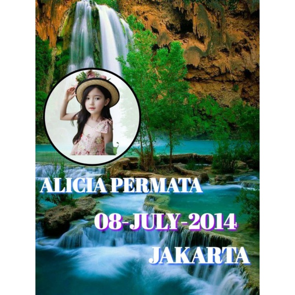 

Sticker photo sekalian nama,photo, dan tanggal lahir anda 0013