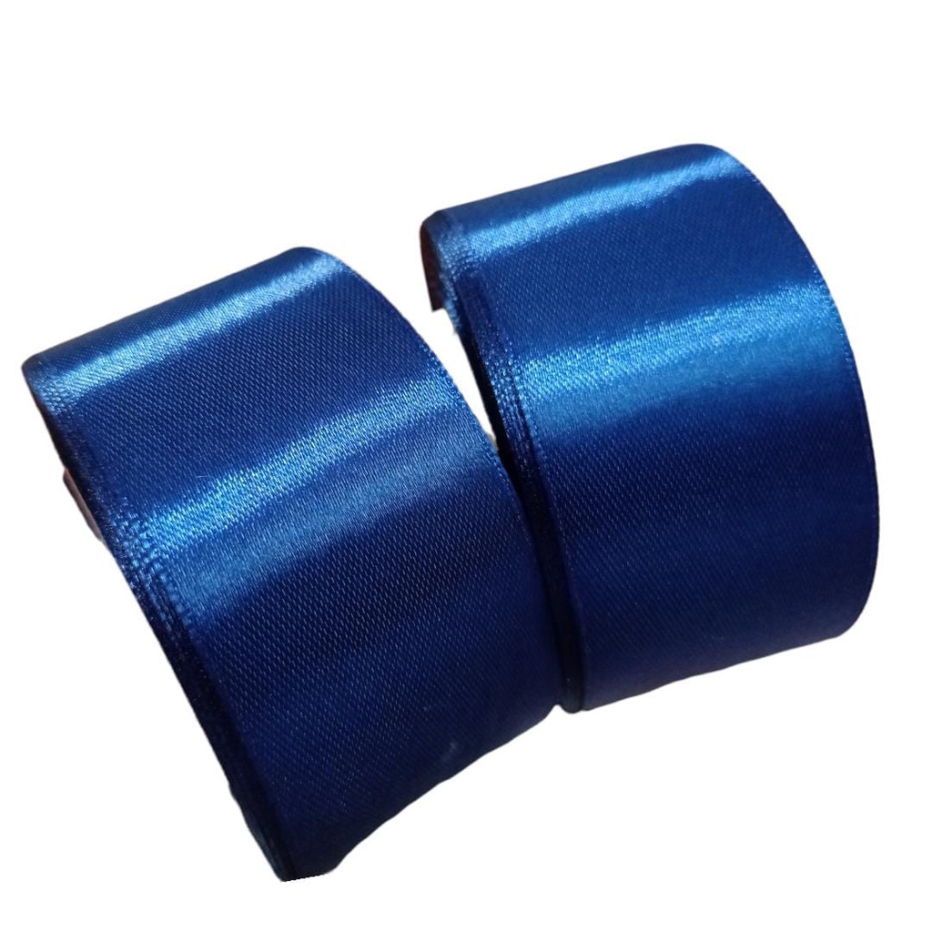 

Pita Satin Ukuran 1.5 inch / 4cm Per Roll Dongker