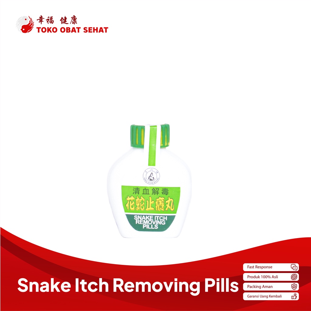 SNAKE ITCH REMOVING PILLS obat gatal - eksim - scabies manjur