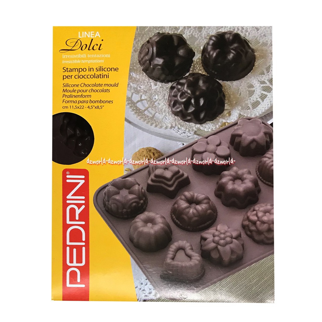 Pedrini Cetakan Coklat Flower Cetakan Kue Cetakan Makanan Multifungsi Cetakan Puding