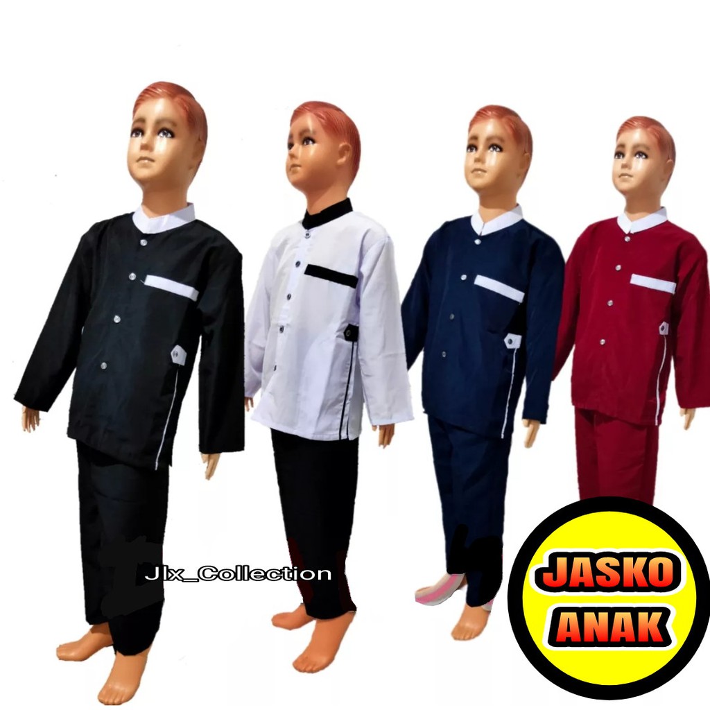 (TERLARIS)Jasko Anak/Baju muslim Anak laki laki/Setelan Anak Laki laki