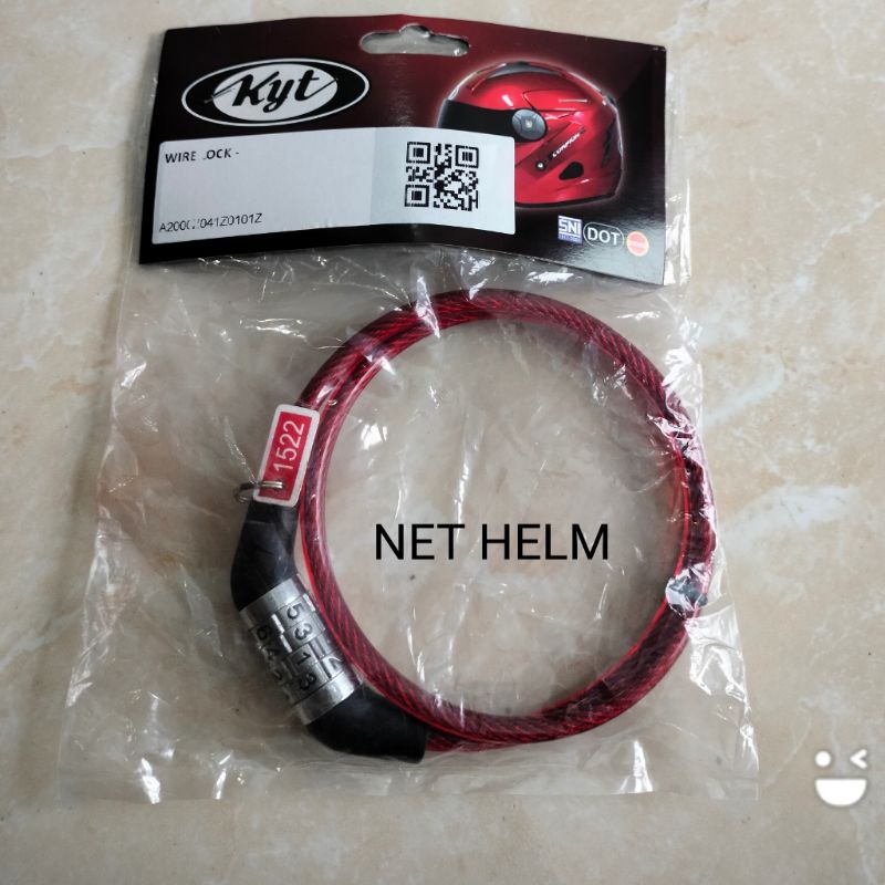 Gembok helm anti maling merk KYT