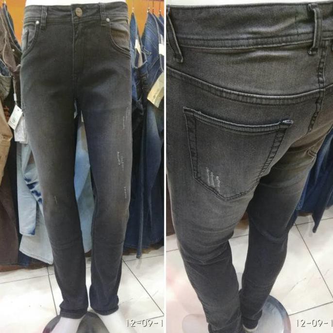 New Product Celana Jeans Panjang Pria Ripped Hitam Mangky Boylondon Premium Hq Free Ongkir