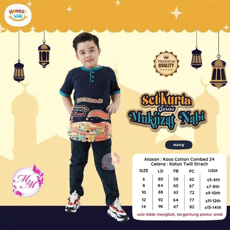 SET KURTA SERIES MUKJIZAT NABI