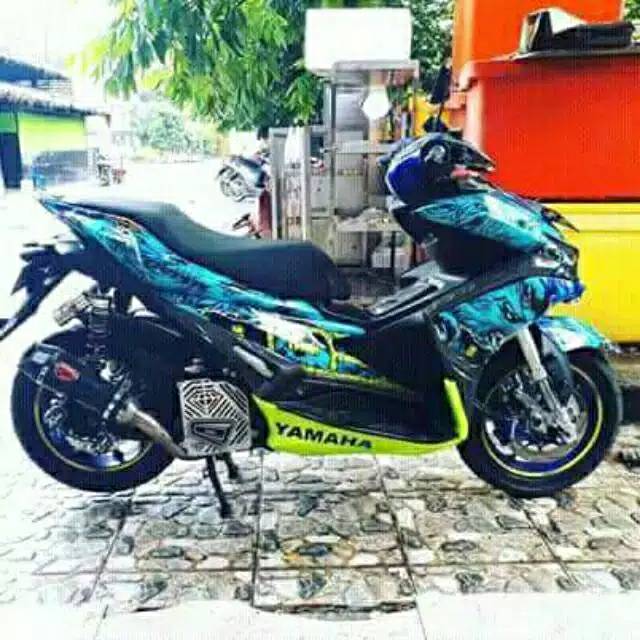 Decal Motor Aerox Full Body. Variasi Motor Aerox 155