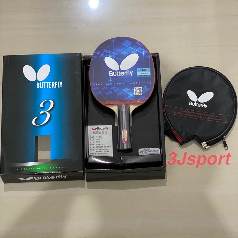 Bat Pingpong Bat Tenis Meja Bat Pingpong Butterfly TBC 302 ORIGINAL