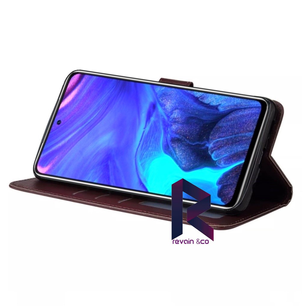 FLIP COVER REALME GT NEO 3 CASING DOMPET FLIP WALLET LEATHER KULIT PREMIUM SARUNG BUKA TUTUP FLIP CASE REALME GT NEO 3