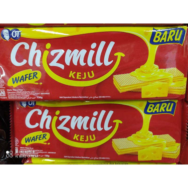 

Chizmill Wafer Keju 130 gram