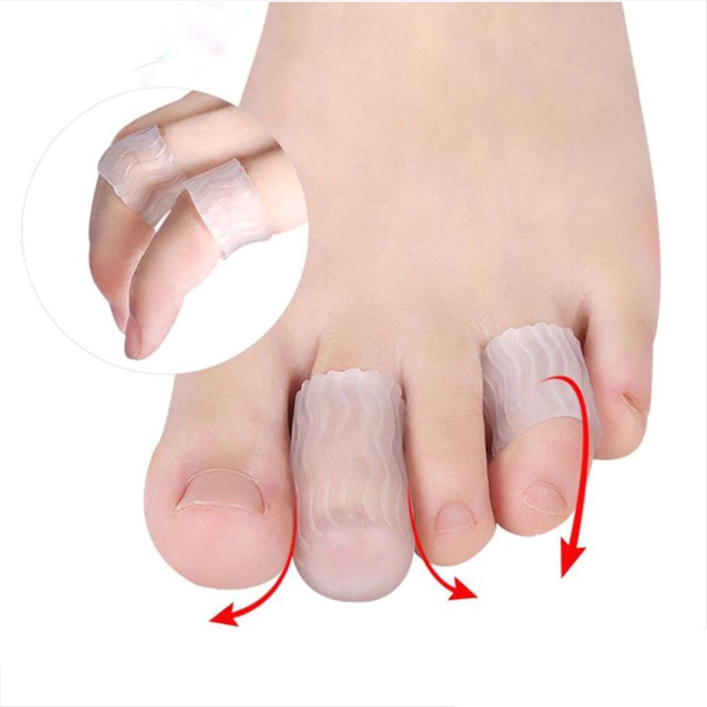 Pelindung jari Kaki Bahan Silikon - Bunion - 2 Pcs