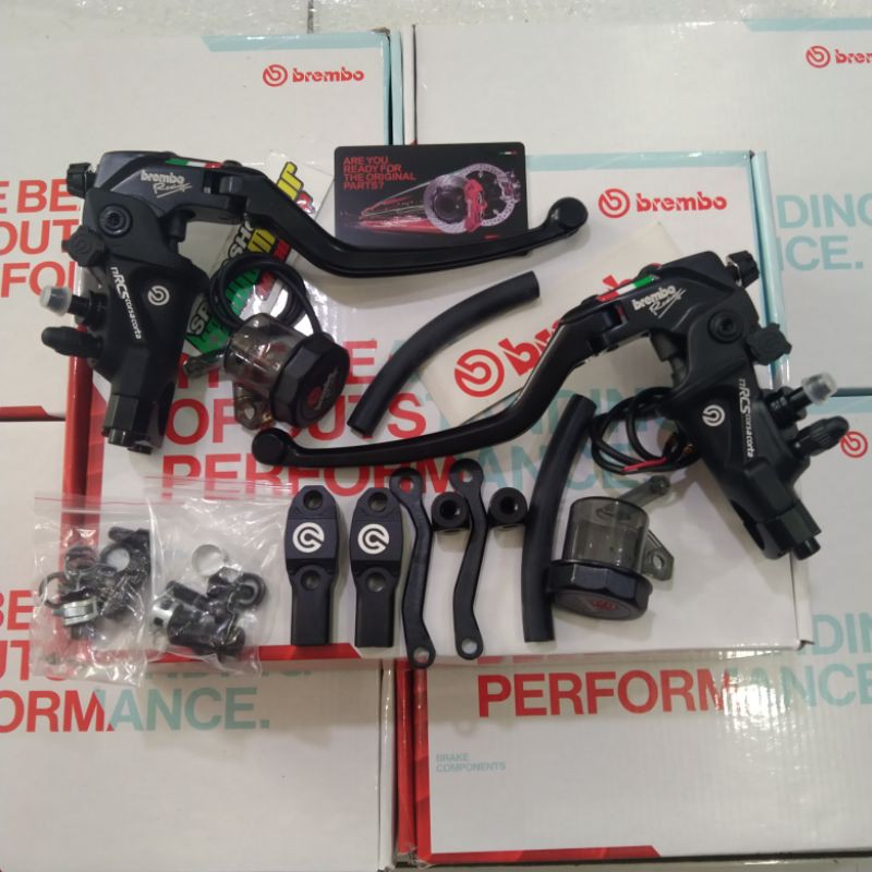 MASTER REM SET HITAM BREMBO RCS 17 PCX 150 & 160 LOKAL ADV 150 NMAX N-MAX 155 OLD & NEW X-MAX