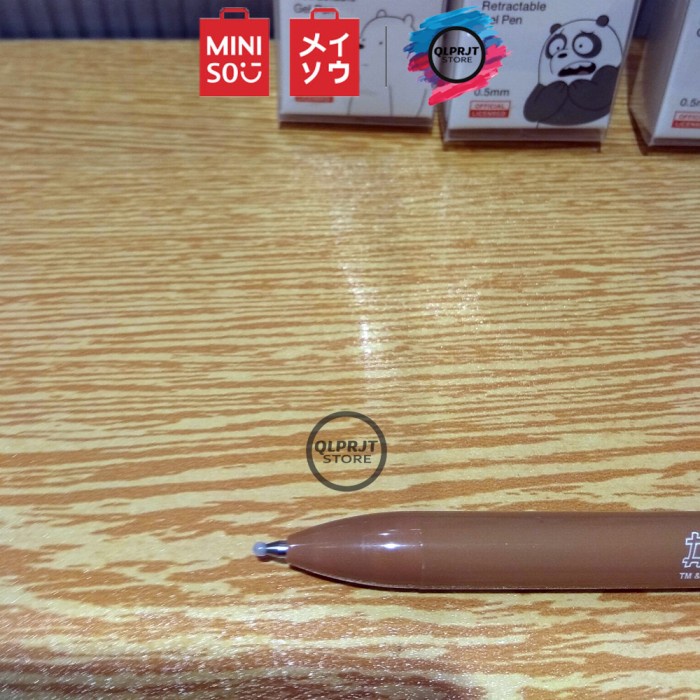 

Murah Pulpen We Bare Bears Miniso 0.5Mm Sale!!!