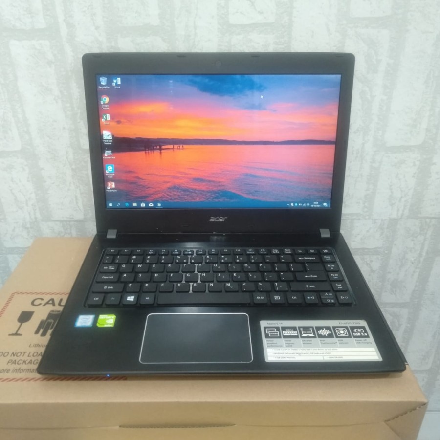 Laptop Acer Aspire E5-475 Core i7-7500U Ram 8gb DualVga Nvidia Geforce