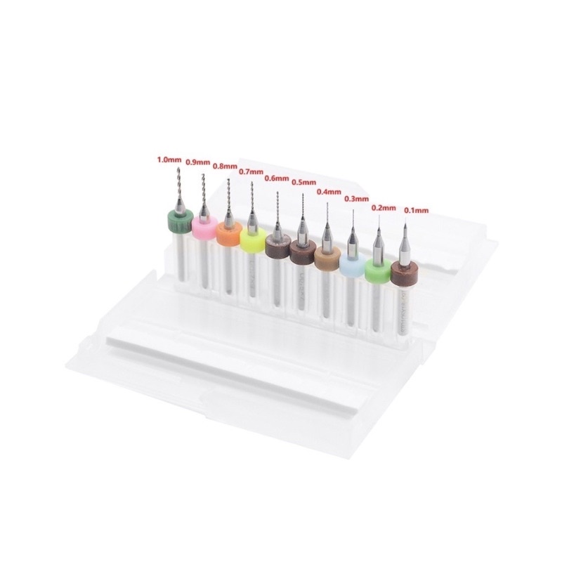 Mata Bor Micro Tungsten PCB CNC Circuit Board Mini Drill 0.1mm - 1mm
