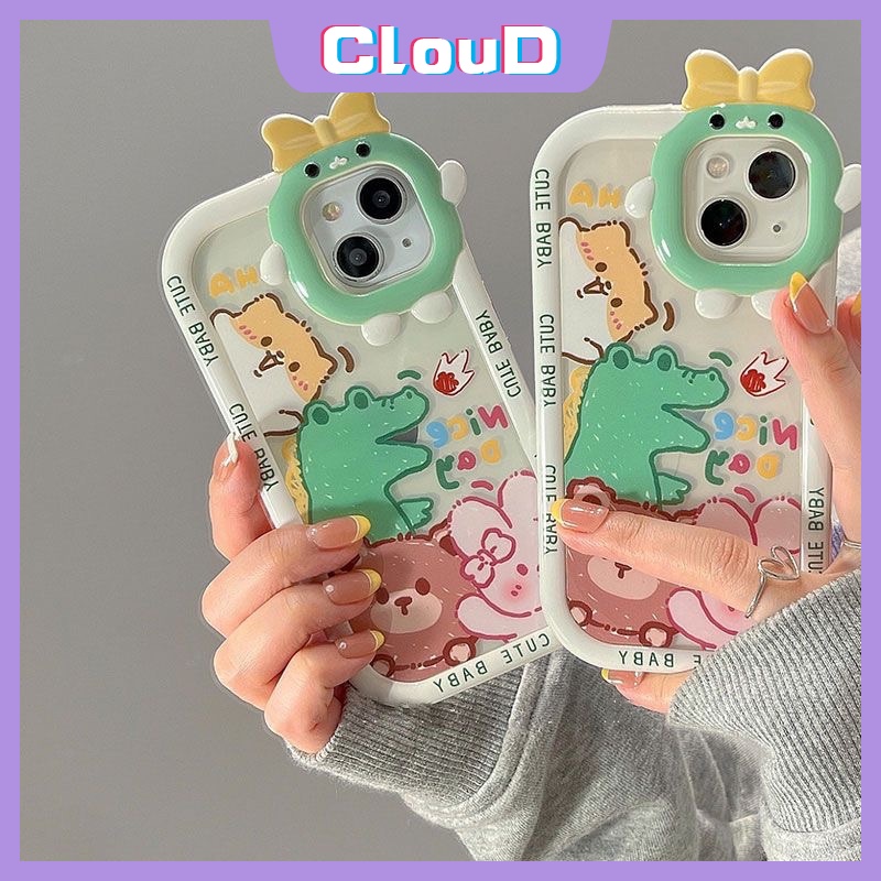 Soft Case Desain Monster Beruang Dinosaurus Untuk Vivo Y35 Y22 Y15A Y15A Y17 Y12 Y11 Y33S Y21 Y20s G Y12i Y20 Y30 Y15 Y21S Y20 Y21T Y21N-01T Yt Y21S Yk Y1N