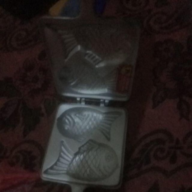 Cetakan Kue Waffle Motif Ikan Taiyaki Bungeoppang Korean Pan