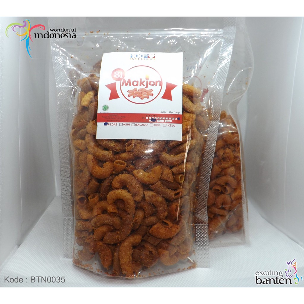 

Makaroni Pedas!!!, Oleh oleh khas Banten 140g