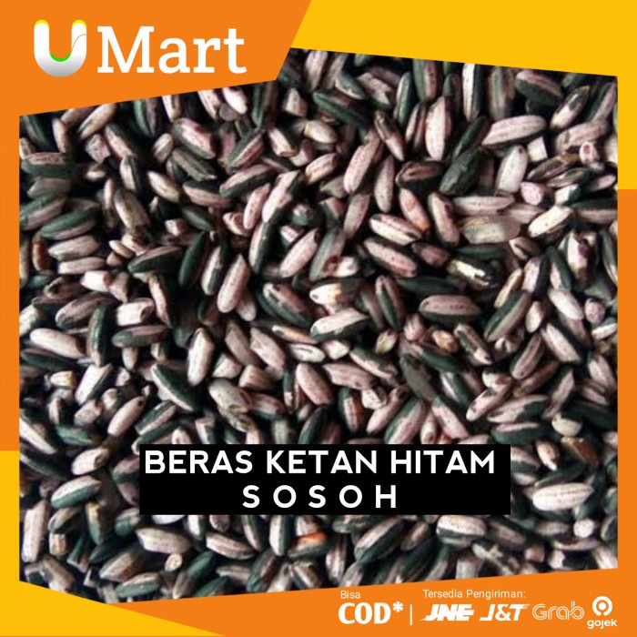 

KETAN-BERAS- U MART - BERAS KETAN HITAM SOSOH 500 GR SUPER GLUTINOUS RICE 1/2 KG -BERAS-KETAN.