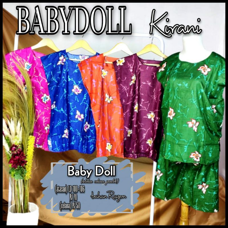 BABYDOL. DASTER SET ATAS BAWAH. DASTER ONE SET