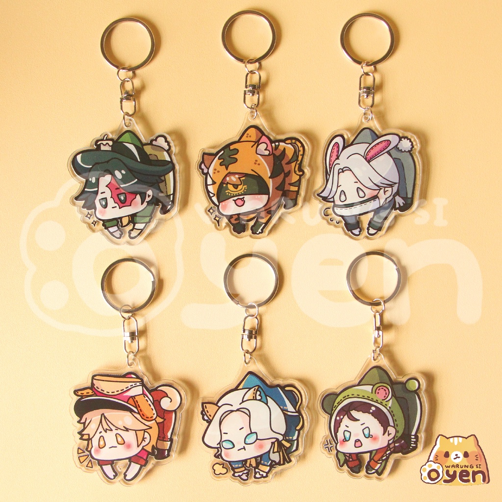 Identity V Acrylic Keychain (Norton Eli Aesop Victor Joseph Naib)