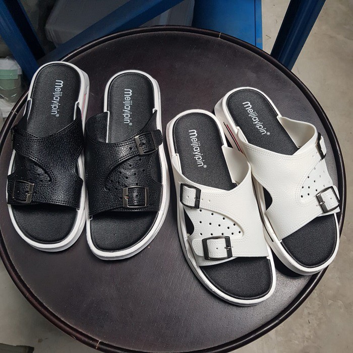 COD BAYAR DITEMPAT!!!! 190512 Men's Flip Flops Outdoor / Sendal sandal flip cowok kekinian